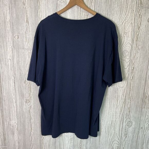 Nautica Sailing Club Navy Blue Graphic Print T-Shirt Men's XXL Sailboats Pacific - Picture 3 of 6